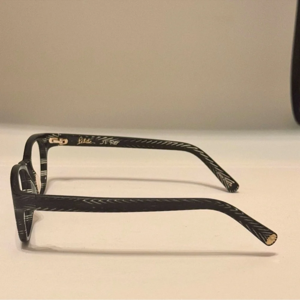 Authentic J.F. Rey designer black prescription eyeglasses frames
